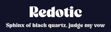 Redotic by HansCo — Sans Serif Font — thumbnail 2