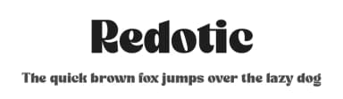 Redotic by HansCo — Sans Serif Font — thumbnail 1