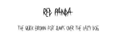 Red Panda by Xerographer Fonts — Script Handwritten Font — thumbnail 1