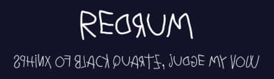Redrum by Woodcutter — Script Handwritten Font — thumbnail 2