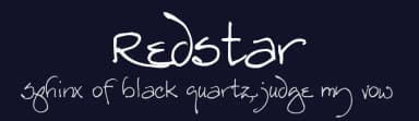 Redstar by Gaut Fonts — Script Handwritten Font — thumbnail 2