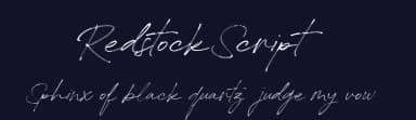 Redstock Script by Konstantine Studio — Script Handwritten Font — thumbnail 2