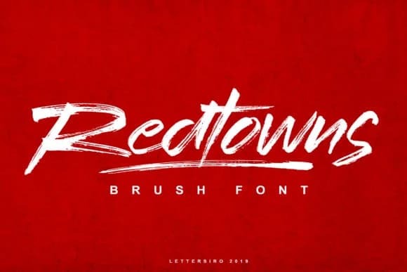 Redtowns Font by Lettersiro Co. — Script Handwritten Font
