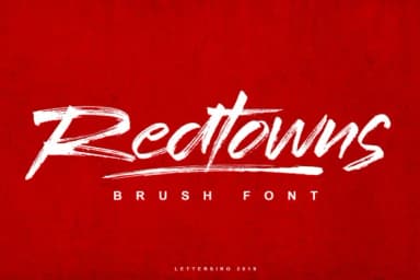 Redtowns Font by Lettersiro Co. — Script Handwritten Font — thumbnail 1