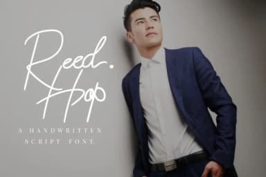 Reed Hop Font by attypestudio — Script Handwritten Font — thumbnail 1