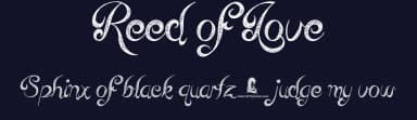 Reed of Love by JSH creates — Script Handwritten Font — thumbnail 2