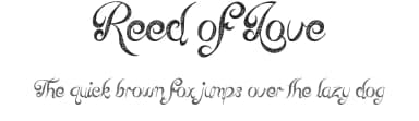 Reed of Love by JSH creates — Script Handwritten Font — thumbnail 1