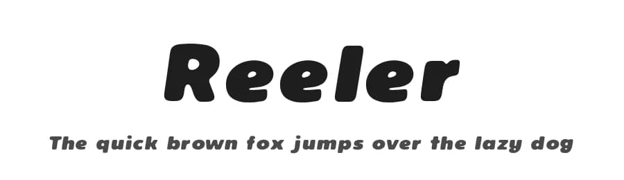 Reeler by Måns Grebäck — Sans Serif Font
