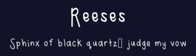 Reeses by radreese — Script Handwritten Font — thumbnail 2