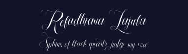 Refadhiana Lajuba by Aqeela Studio — Script Handwritten Font — thumbnail 2