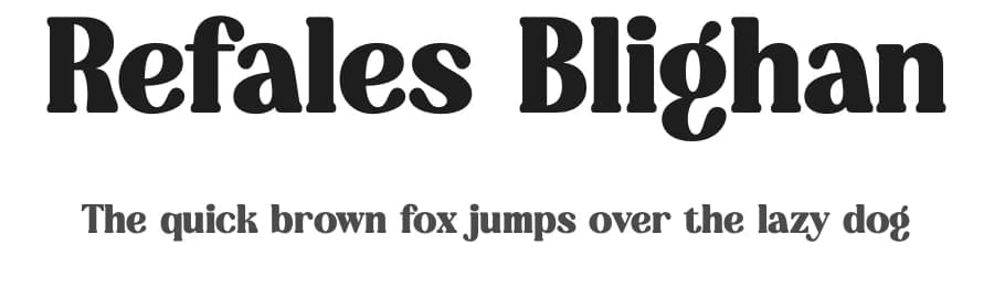 Refales Blighan by Letterena Studios — Serif Font