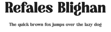 Refales Blighan by Letterena Studios — Serif Font — thumbnail 1