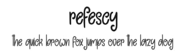 Refescy by Skiiller Studio — Script Handwritten Font — thumbnail 1