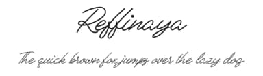 Reffinaya by Vunira Design — Script Handwritten Font — thumbnail 1