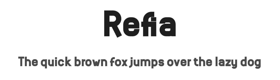 Refia by productype.com — Sans Serif Font