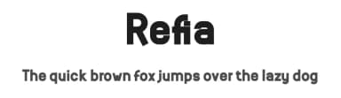 Refia by productype.com — Sans Serif Font — thumbnail 1