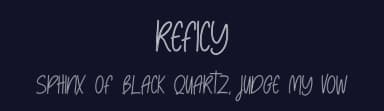 Reficy by Skiiller Studio — Script Handwritten Font — thumbnail 2