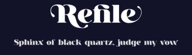 Refile by BrandSemut — Serif Font — thumbnail 2