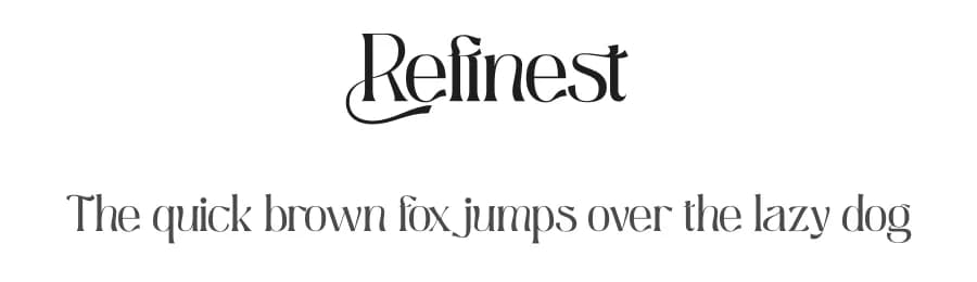 Refinest by Din Studio — Sans Serif Font