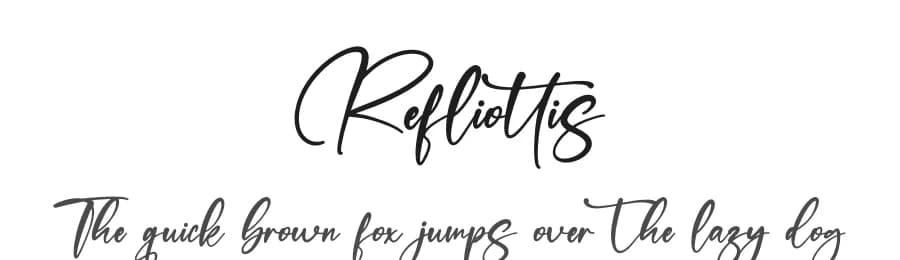 Refliottis by Letterena Studios — Script Handwritten Font