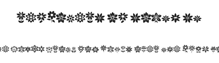 ReFlowers of South St by Southype — Dingbats Font