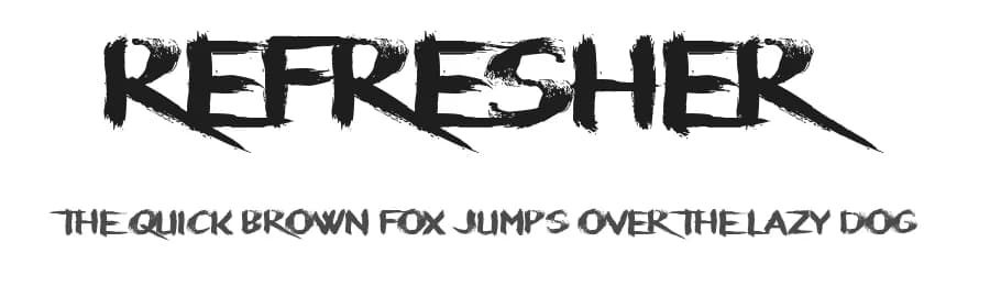 Refresher by Chequered Ink — Script Handwritten Font