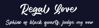 Regal Love by GFR Creative — Script Handwritten Font — thumbnail 2