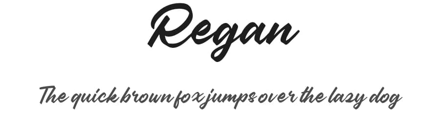 Regan by Colative Studio — Script Handwritten Font