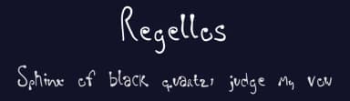 Regellos by Lis Bokt — Script Handwritten Font — thumbnail 2