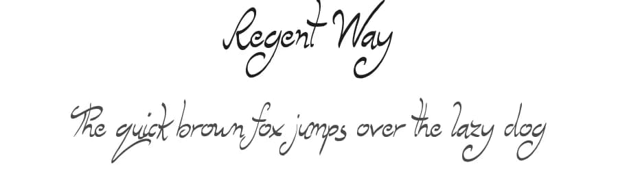 Regent Way by JSH creates — Script Handwritten Font
