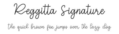Reggitta Signature by Inermedia Studio — Script Handwritten Font — thumbnail 1
