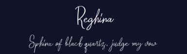 Reghina by Ianmikraz — Script Handwritten Font — thumbnail 2
