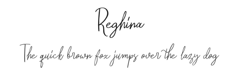 Reghina by Ianmikraz — Script Handwritten Font