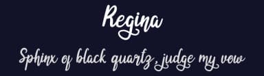 Regina by Graphix Line Studio — Script Handwritten Font — thumbnail 2