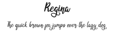 Regina by Graphix Line Studio — Script Handwritten Font — thumbnail 1