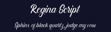 Regina Script by Jimtype Studio — Script Handwritten Font — thumbnail 2