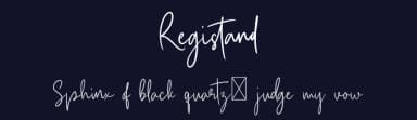 Registand by lyanatha — Script Handwritten Font — thumbnail 2