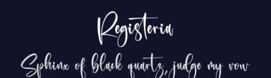Registeria by Letterena Studios — Script Handwritten Font — thumbnail 2