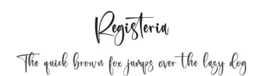 Registeria by Letterena Studios — Script Handwritten Font — thumbnail 1