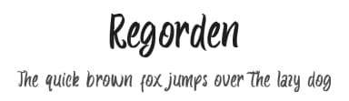 Regorden by DumadiStyle — Script Handwritten Font — thumbnail 1