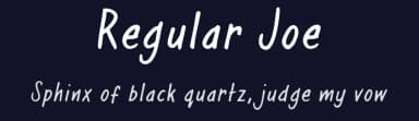 Regular Joe by JOEBOB graphics — Script Handwritten Font — thumbnail 2