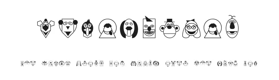 Regularmup by Paula Taglia — Dingbats Font