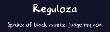 Reguloza by Azis Maulana Ihsan — Script Handwritten Font — thumbnail 2