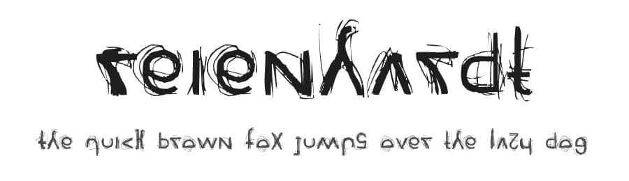 Reienhardt by MatreroG — Script Handwritten Font