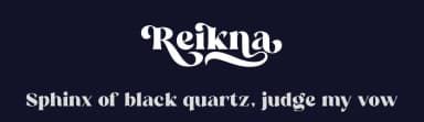 Reikna by Kulokale Studio — Sans Serif Font — thumbnail 2