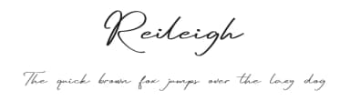 Reileigh by Lettersiro Studio — Script Handwritten Font — thumbnail 1