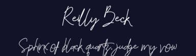 Reilly Beck by Rengga Eka Zulkarnaen — Script Handwritten Font — thumbnail 2