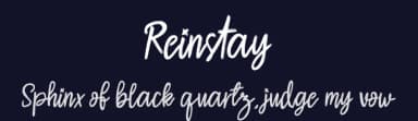 Reinstay by StringLabs Creative Studio — Script Handwritten Font — thumbnail 2
