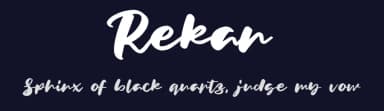 Rekan by Typefactoryco — Script Handwritten Font — thumbnail 2