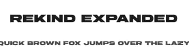 Rekind Expanded by Multype Studio — Sans Serif Font — thumbnail 1
